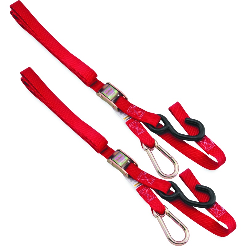 BikeMaster Tiedown Carabiner Softhook - Red