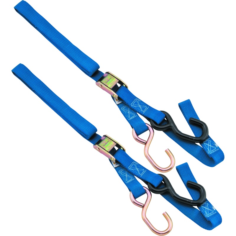 BikeMaster Tiedown Integrated Softhook - Blue
