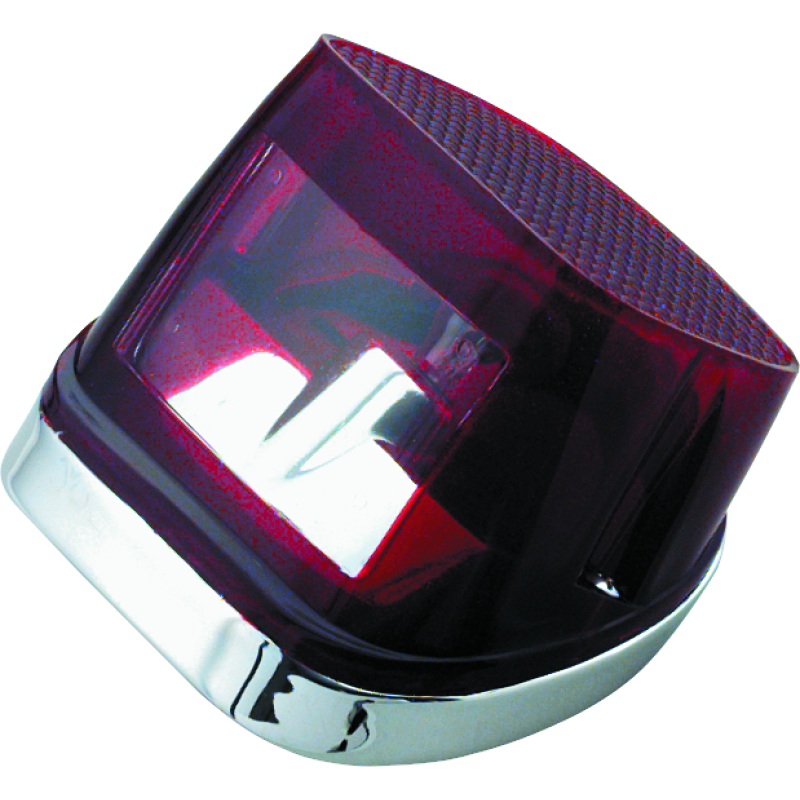Bikers Choice 73-98 Big Twin And Sportster Replacement Taillight Red Replaces H-D 68008-73B