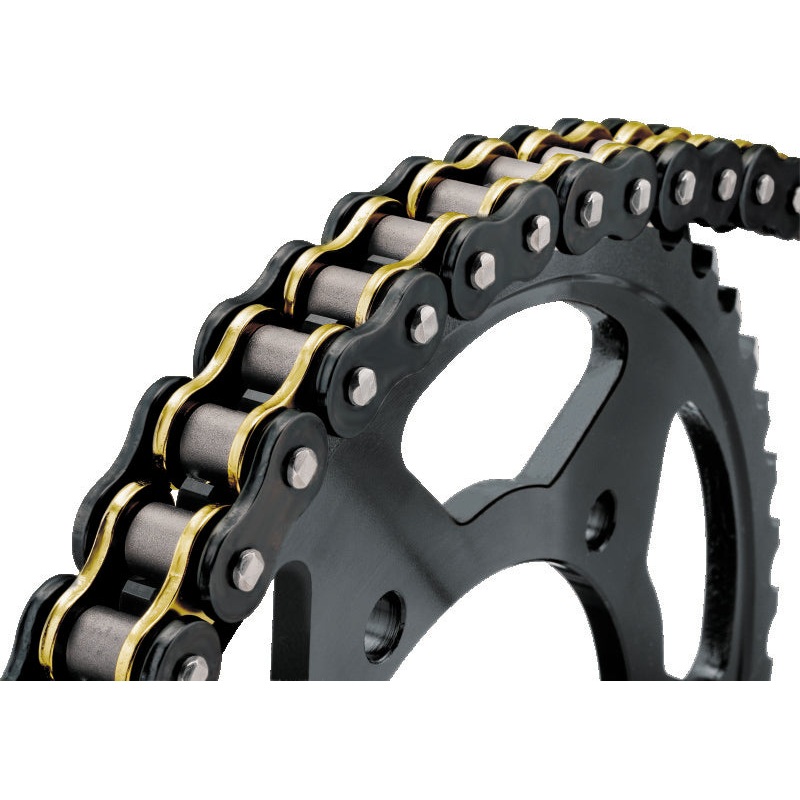 BikeMaster 520x120 BMXR X-Ring Chain - Black/Chrome