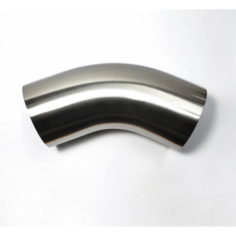 Stainless Bros 3.5in Diameter 1.5D / 5.25in CLR 45 Degree Bend 16GA Wall - Leg