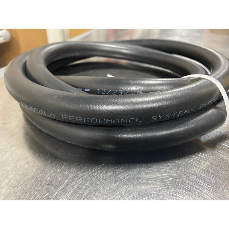 Fragola -6AN Push-Lite Hi-Temp Black Hose - 20ft