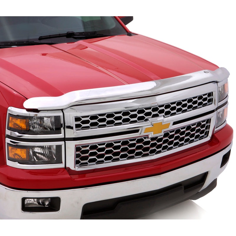 AVS 09-18 Dodge RAM 1500 (Excl. Rebel Models) High Profile Hood Shield - Chrome
