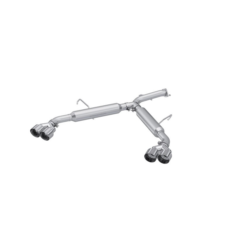 MBRP 22-24 Kia Forte GT Armor Lite AL Steel 2.5in Axle Back Exhaust w/ SS Quad Tips