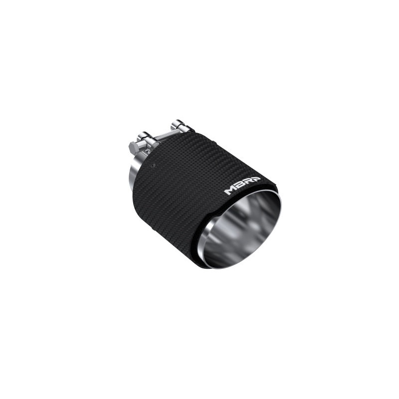 MBRP Universal Carbon Fiber Dual Wall Tip 4.5in OD/3in Inlet/6.13in L