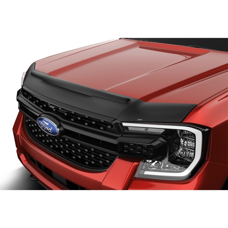 AVS 2024 Ford Ranger Aeroskin II Textured Low Profile Hood Shield - Black