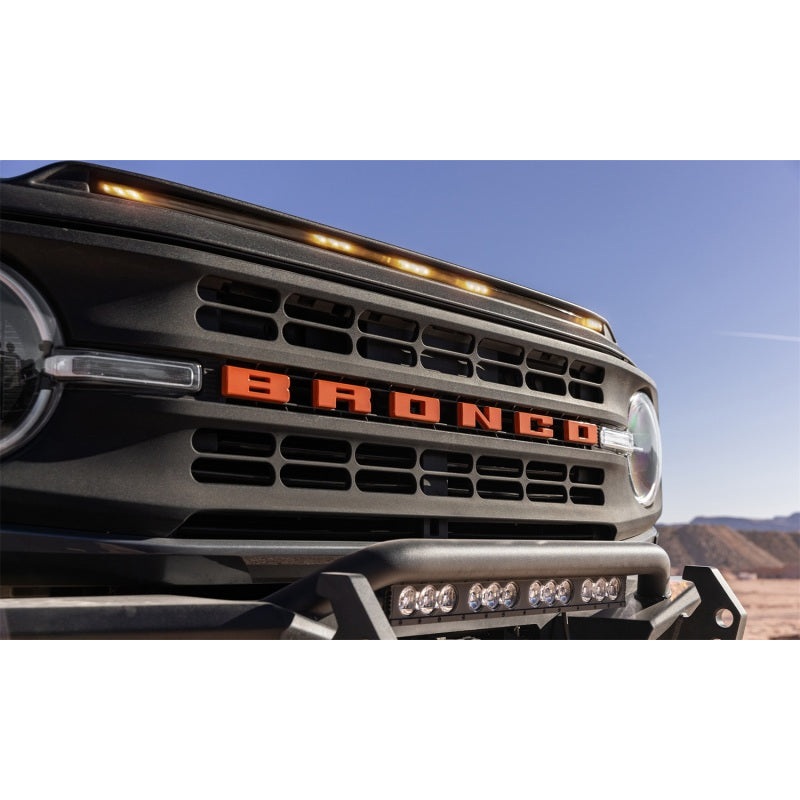 AVS 21-23 Ford Bronco 2/4Dr. Excl. Raptor Aeroskin Lightshield Hood Protector - Black