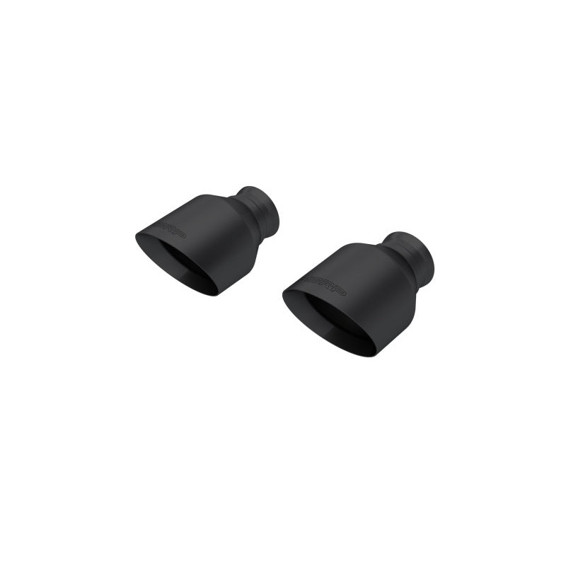 MBRP 15-23 Dodge Charger 5.7L/6.2L/6.4L T304 3in ID / 5in OD Out / 8in Length Angle Cut Black Tip