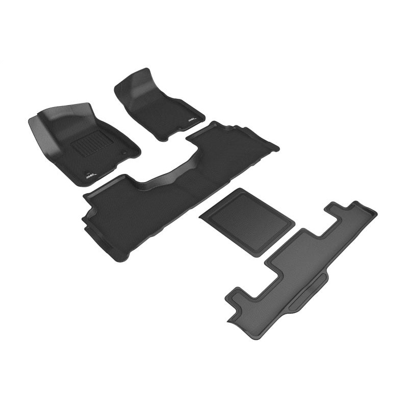 3D Maxpider 21-24 Chevrolet Tahoe 7-Seat Kagu Black R1 R2 R3