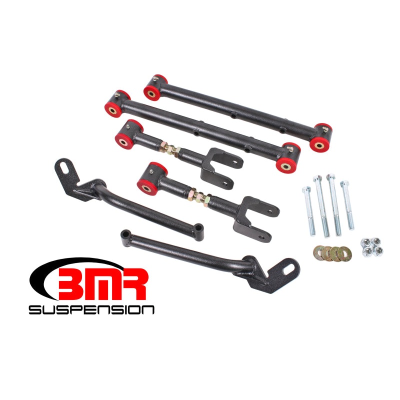 BMR 78-87 G-Body Adj. Rear Suspension Kit - Black Hammertone