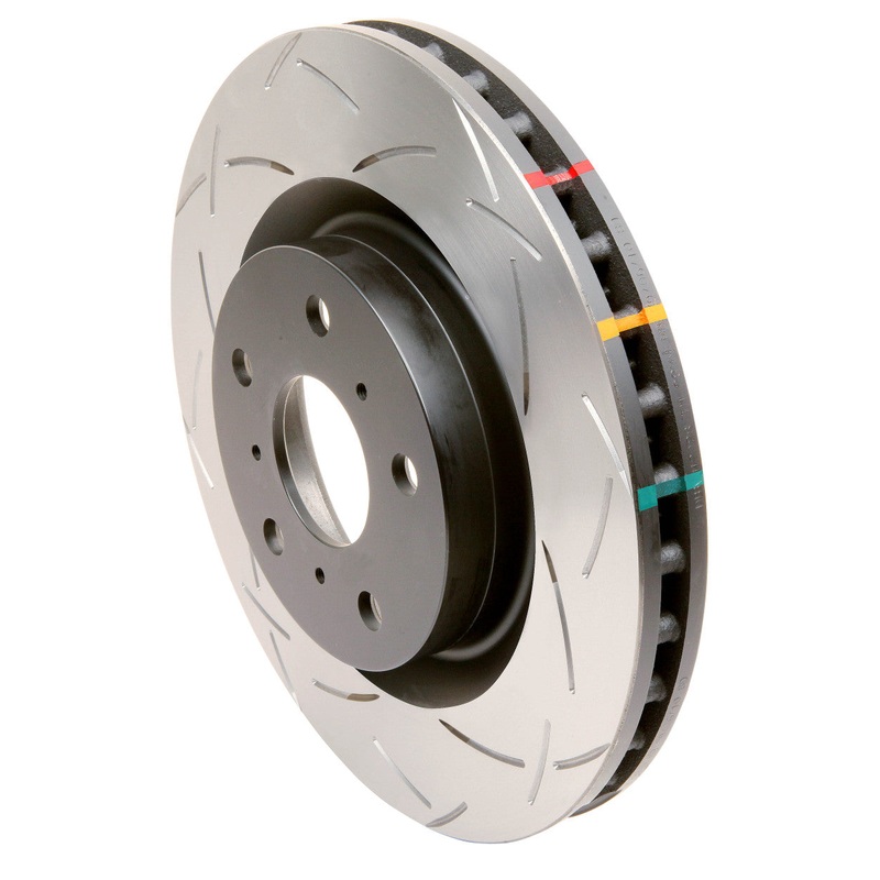 DBA 10+ Toyota 4Runner/FJ Cruiser Rear Slotted 4000 Series Rotor