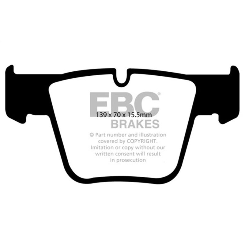 EBC 07-11 Mercedes-Benz CL63 AMG 6.2 Yellowstuff Front Brake Pads