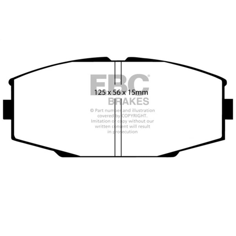 EBC 86-92 Toyota Supra 2.8 Greenstuff Front Brake Pads