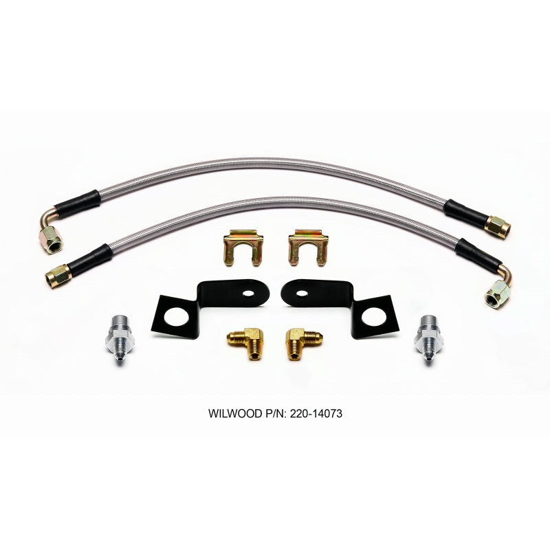 Wilwood Flexline Kit 14in. M10-1.00 90 Deg