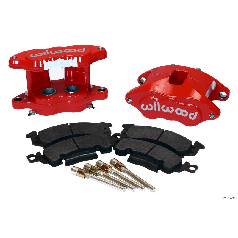 Wilwood D52 Rear Caliper Kit - Red 1.25 / 1.25in Piston 1.04in Rotor