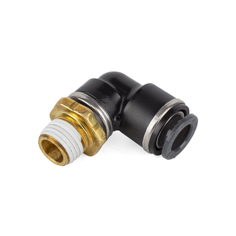Air Lift Elbow- Male 1/4in Npt X 3/8in Tube