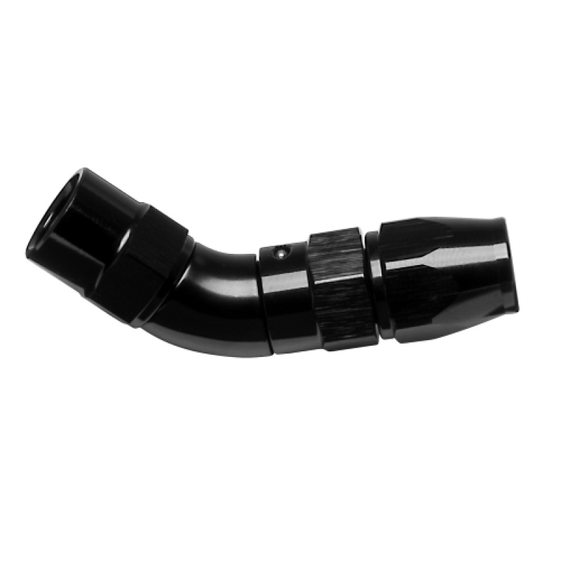 Vibrant -3AN 60 Degree High Flow Hose End Fitting for PTFE Lined Hose - Aluminum