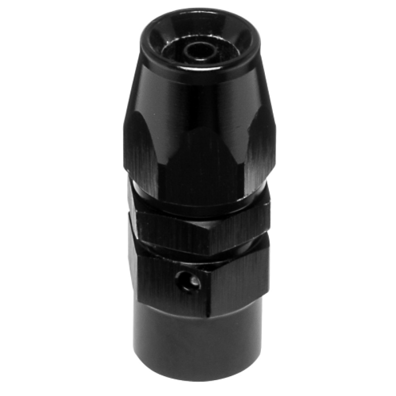 Vibrant -3AN Straight High Flow Hose End Fitting for PTFE Lined Flex Hose - Aluminum
