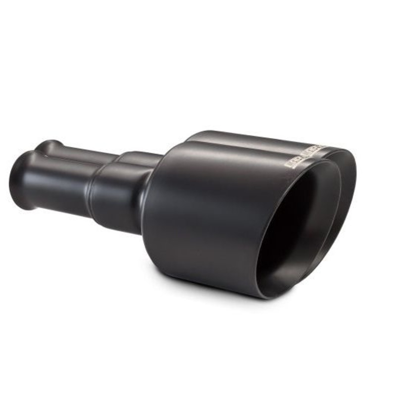 Carven 09-18 RAM 1500 5.7L V8 (Dual Tailpipe) 5in. Exhaust Tip Replacement Set (Clamp On) - Black