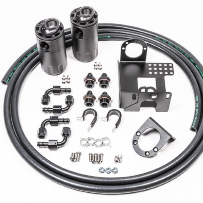 Radium Engineering 90-05 Mazda MX-5 Dual Catch Can Kit Fluid Lock