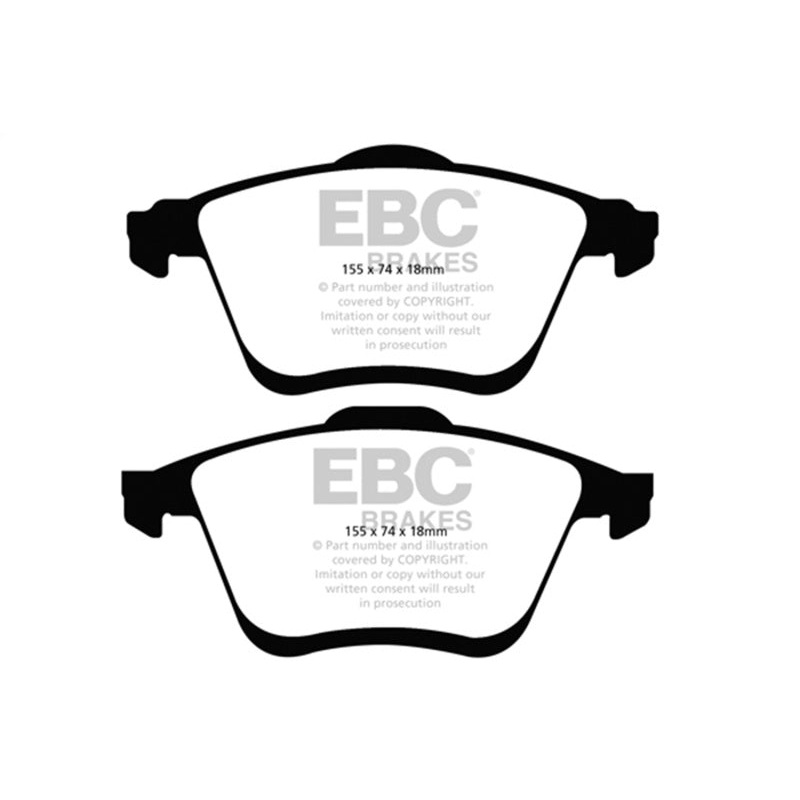 EBC 06-09 Mazda 6 2.3 Turbo (Mazdaspeed) Yellowstuff Front Brake Pads