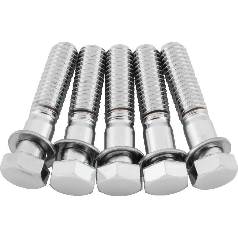 Performance Machine 00-Up HD Bolt Set Pulley - Chrome