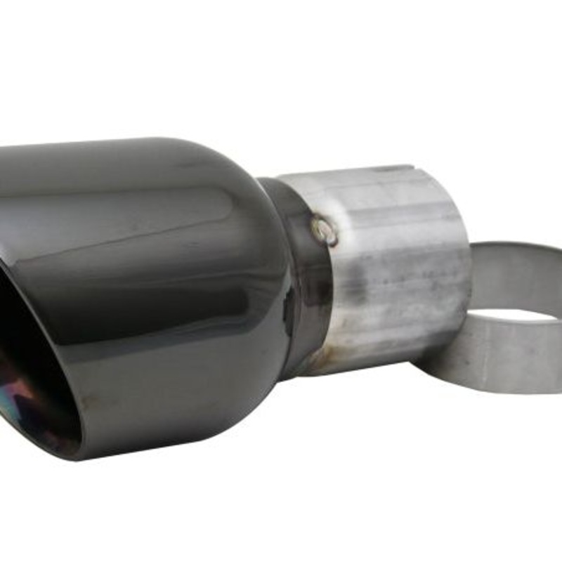 Corsa 2009-2019 Single Universal 3.0in Inlet / 4.5in Outlet Black PVD Pro-Series Tip Kit
