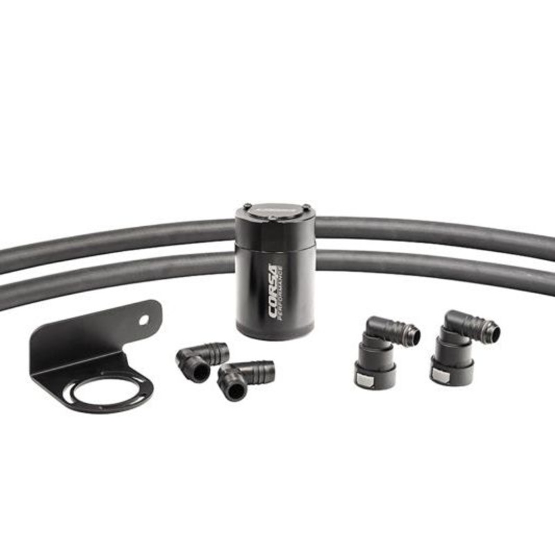 Corsa 2011-2024 Ford F-150 3.5L Turbo (Auto) Corsa Aluminum Oil Catch Can w/Mounting Bracket