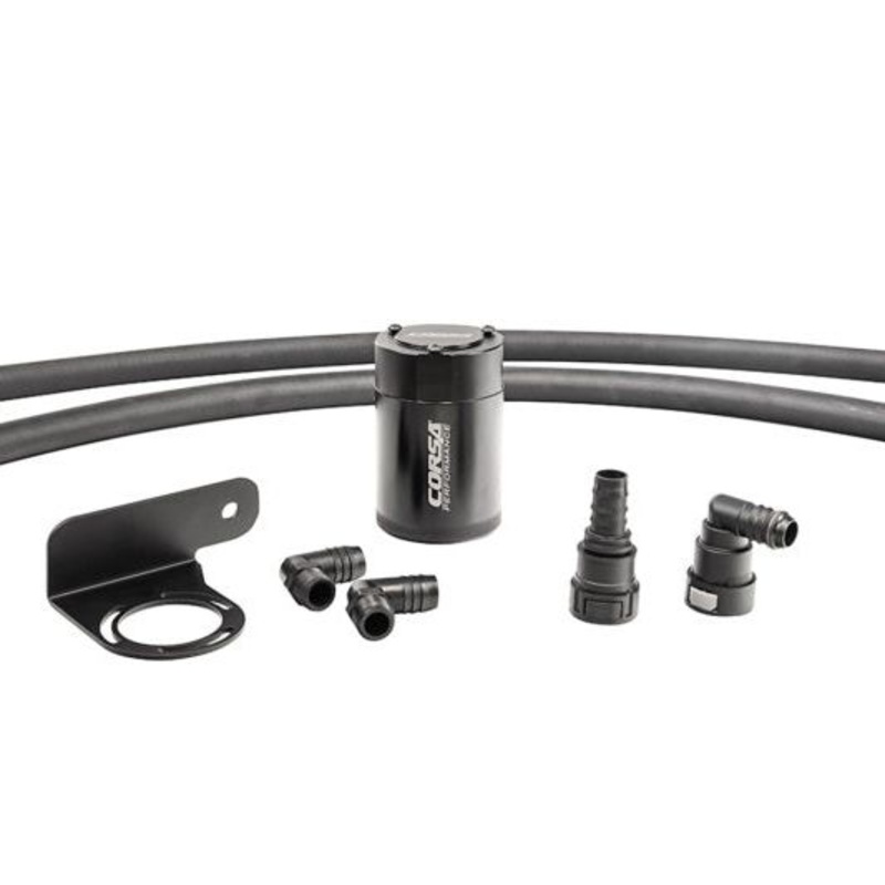 Corsa 2015-2024 Ford F-150 5.0L V8 (Auto) Aluminum Oil Catch Can w/Mounting Bracket