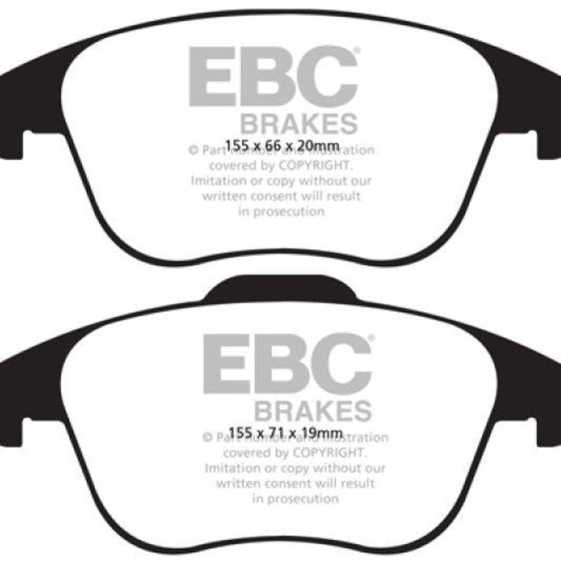 EBC 15 and up Audi Q3 2.0 Turbo Ultimax2 Front Brake Pads