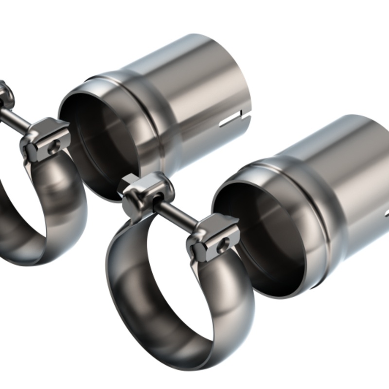 Borla 18-22 Dodge Charger R/T 5.7L V8 T-304 Stainless Steel Ball Flare Tip Adapter - Brushed