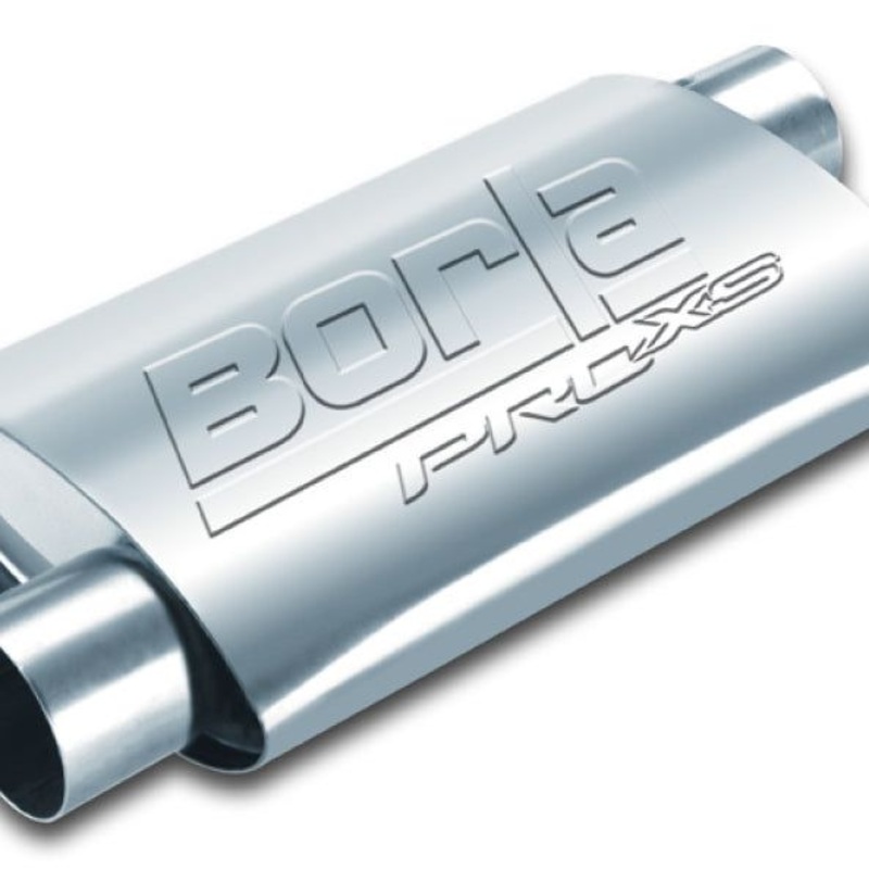 Borla Pro-XS 2in Tubing 14in x 4in x 9.5in Oval Offset/Offset Muffler