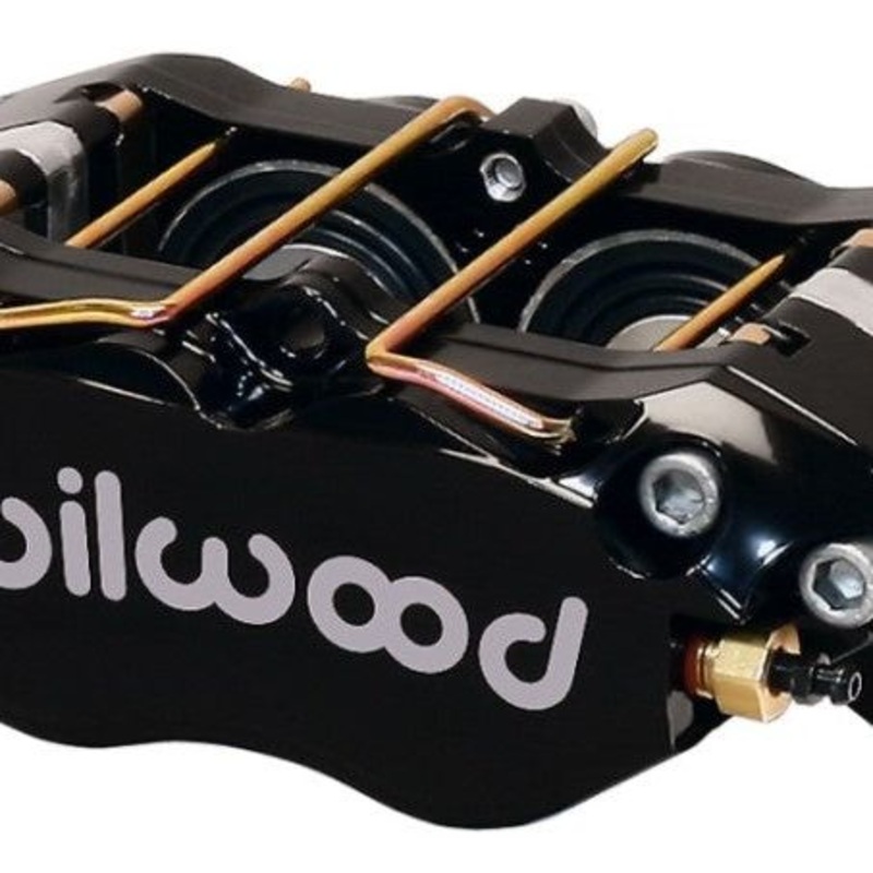 Wilwood Caliper-Dynapro Dust-Boot 5.25in Mount - Blk 1.75in Pistons 1.00in Disc