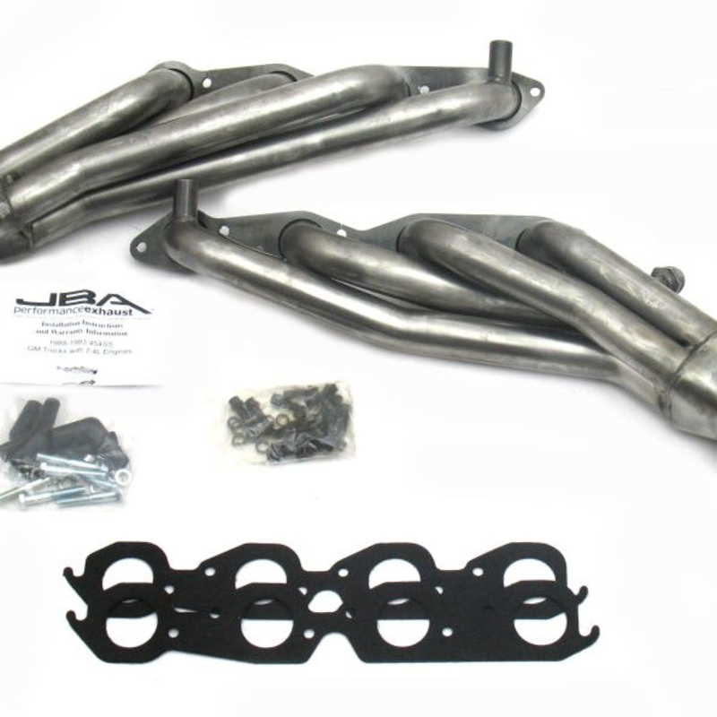 JBA 96-00 GM Truck 7.4L Voretc w/EGR & A.I.R. 1-3/4in Primary Raw 409SS Cat4Ward Header
